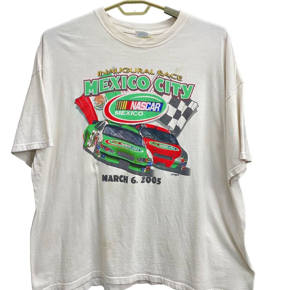Inaugural Race Mexico City March 6 2005 NASCAR Tshirt 3X XXXL